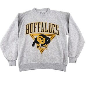 Vintage University of Colorado Buffaloes Crewneck SweatshirtGalt Sand USA Large
